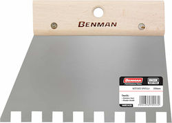Benman Spatulă pentru gresie Inox Danturată 200...