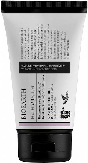 Bioearth Sweet Orange & Coconut Oil Балсам за Боядисана Коса 150мл