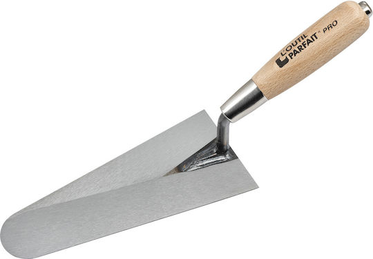 L' Outil Parfait Trowel Metallicό 260mm with Wooden Handle Press of Crete 620260