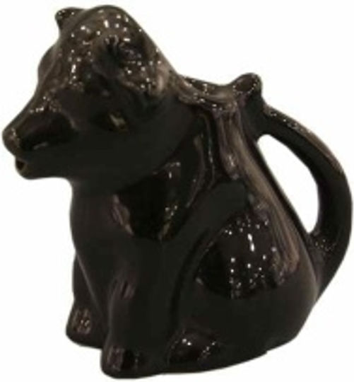 Art et Lumiere Porcelain Milk Jug Black 40ml Milk Jug Serving Black