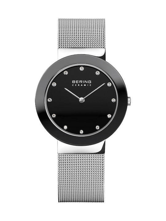 Bering Time Γυναικείο Ρολόι 35mm Μπαταρίας με Α...