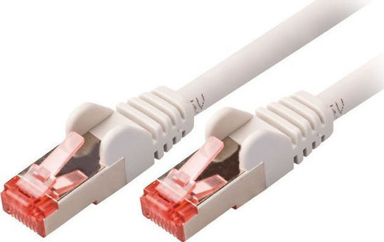 LogiLink S/FTP Cat.6 (Gigabit) Καλώδιο Δικτύου Ethernet 3m Λευκό