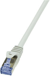 LogiLink CQ3062S S/FTP Cat.6a Cablu Ethernet 3m Gri