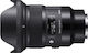 Sigma Пълен кадър Фотообектив 24mm f/1.4 DG HSM Art Широк ъгъл за Лайка Л Монтаж Черен