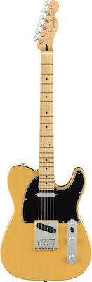 Fender Player Telecaster Ηλεκτρική Κιθάρα 6 Χορδών με Ταστιέρα Maple και Σχήμα T Style Butterscotch