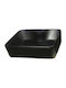 Gloria Dolce Vessel Sink Porcelain 48.5x37.5x13.4cm Black