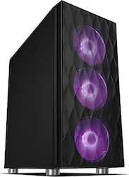 Cooltek CTC Cooltek Eins RGB Midi Tower Computer Case Black