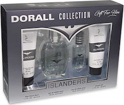 Dorall Collection Islanders Gift Him Ανδρικό Σετ με Eau de Toilette 4τμχ Dorall Collection Islanders Gift Him Ανδρικό Σετ με Eau de Toilette 4τμχ