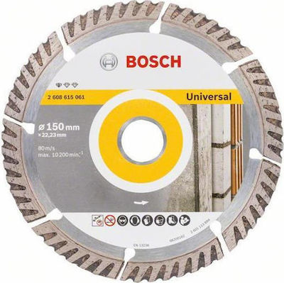 Bosch Diamond Cutting Disc Standard Universal Slicer/Coarse Grater Disc Metal 150mm 1pcs