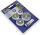 Korbi Set Precision Wood Discs Cutting Disc Wood Hole Diameter 44mm 5pcs