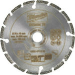 Milwaukee Diamond disc Cutting Disc Construction Materials Hole Diameter 76mm 1pcs