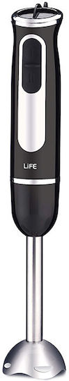 Life S.blend.it Blender De Mână Cu Tijă Din Inox 600W Negru