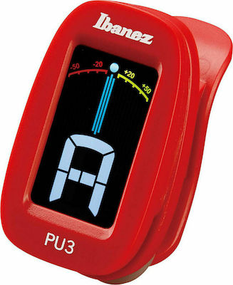 Ibanez Chromatisch Tuner PU3 PU3-RD in Rot Farbe