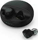 HAMA Disc In-ear Bluetooth Handsfree Căști cu Carcasă de Încărcare Negru