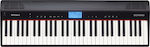 Roland (us) Electric Stage Piano GO:PIANO with 61 Dynamically Keyboard Built-in Speakers and Connection with Headphone and Computer Black