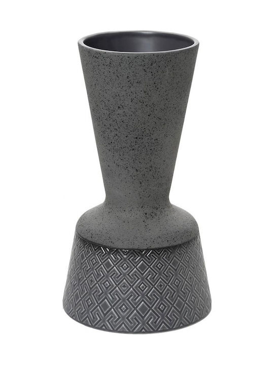 Espiel Decorative Vase Earth Gray 19x19x34cm