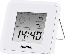 HAMA TH50 Indoor Thermometer & Hygrometer Tabletop Λευκό