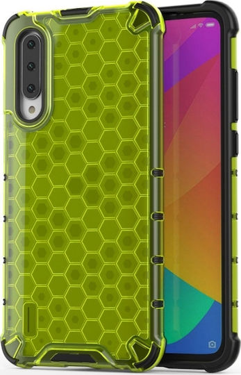 Hurtel Honeycomb Задна корица Силикон Зелен (Xiaomi Mi A3)