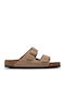 Arizona Soft Footbed Oiled Leather Leder Herrensandalen Tabacco Brown Regelmäßig Passform