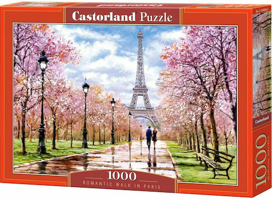 Romantic Walk in Paris Puzzle 2D 1000pcs