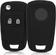 Silicone Car Key Cover Case with 2 Buttons for ...