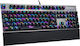 Motospeed CK108 Gaming Μηχανικό Πληκτρολόγιο με Outemu Red διακόπτες και RGB φωτισμό (Ελληνικό) Γκρι