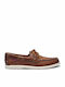 Sebago Naples Men's Leather Boat Shoes Brown