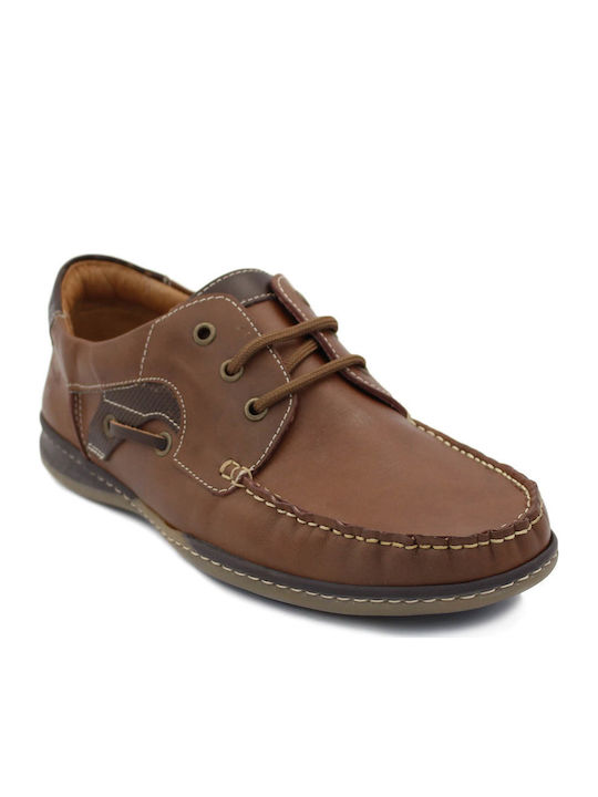 Boxer 21137 Men's Leather Moccasins Tabac Brown