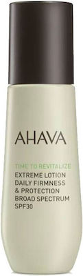 Ahava Time to Revitalize Feuchtigkeitsspendend & Straffend Lotion Gesicht Tag mit SPF30 50ml