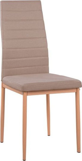 Lady Stühle Speisesaal Beige 4Stück 40x48x95cm