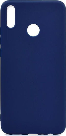 Soft Touch Back Cover Σιλικόνης Μπλε (Honor 8X)