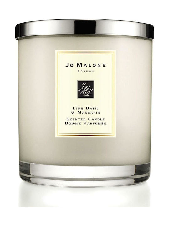 Jo Malone Scented Candle Jar with Scent Lime Basil & Mandarin White 2500gr 1pcs