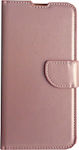 Book Δερματίνης Ροζ Χρυσό (Xiaomi Redmi Note 8 Pro)