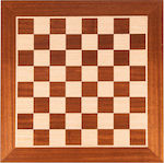 Manopoulos Mahogany Wood & Oak Inlaid Handmade Chess Wood 50x50cm WB50M