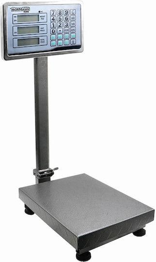 Bormann DS1500 Electronic Platform Scale with Column with Weighing Capacity of 150kg and Division 50gr