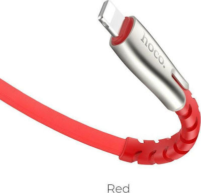 Hoco U58 Core Flach USB-A zu Lightning Kabel Rot 1.2m (HC-U58LR)