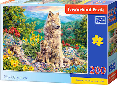 Παιδικό Puzzle New Generation 200pcs για 7+ Ετών Castorland