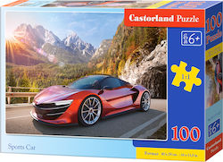 Kids Puzzle Sports Car for 6++ Years 100pcs Castorland