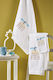 Whitegg Комплект бебешки кърпи 3бр Kids Bath SP51 Бели
