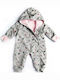 Dreams by Joyce Baby-Strampler Ausfahrt Grau