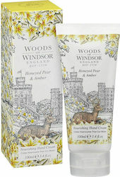 Woods Of Windsor Nourishing Hand Cream Honeyed Pear & Amber 100ml