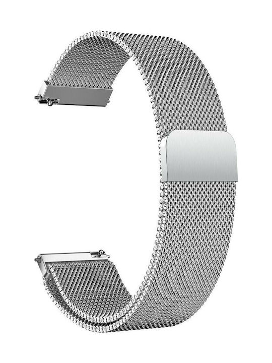 Milanese Curea Oțel inoxidabil Silver (Amazfit GTR 42mm)