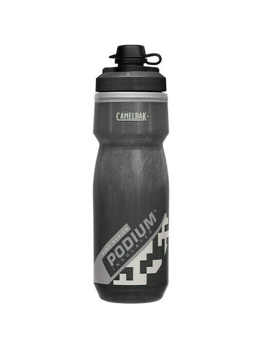 Camelbak Podium Chill Dirt Series Πλαστικό Παγούρι Ποδηλάτου 620ml Μαύρο