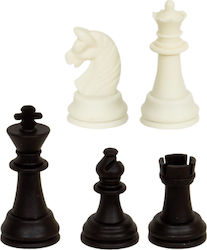 Πλαστικά Πιόνια για Σκάκι Λευκό / Μαύρο 7cm