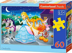 Kids Puzzle Cinderella for 5++ Years 60pcs Castorland