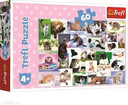 Kinderpuzzle Cats 60pcs Trefl