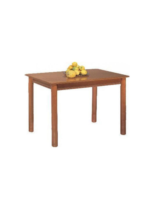 331 Table Kitchen Wooden Cherry 100x60x76cm