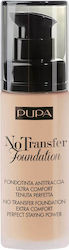 Pupa No Transfer Foundation Mov/alb SPF15 30ml