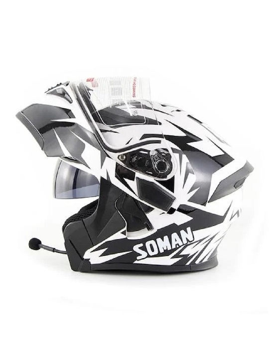 Soman 955 Flip-Up cu Sun Visor DOT / ECE 22.05 Soman 955 Flip-Up cu Sun Visor DOT / ECE 22.05