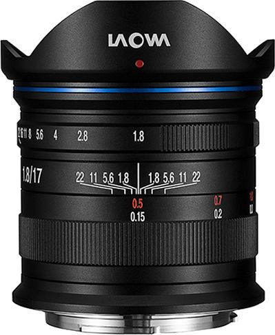 Laowa Crop Camera Lens 17mm f/1.8 MFT Ultra-Wide Zoom for Micro Four Thirds (MFT) Mount Black